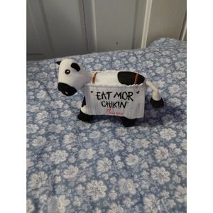 Chick Fil A Eat Mor Chikin Promo Advertising Sign Cow Plush Stuffed Animal 2014